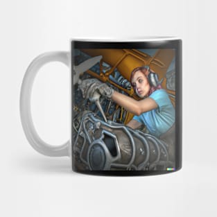 Aircraft Mechanic Digital Art 2 Mug